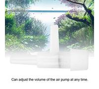 HEEPDD Válvula de Control de Aire para Acuario, Divisor de Bomba de Aire de Plástico para Distribución de Oxígeno en Peceras, Flujo de Ajustable para Tubo de de 4 Mm, 30 Piezas