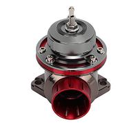 HEEPDD Válvula de Descarga de 40 Mm de Diámetro Interior, 65 Mm de Longitud, Válvula Divisora universal de Aleación de Aluminio ABS con Sonido de Alivio de Presión Ajustable para (rojo)