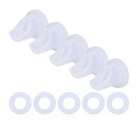 HEEPDD Válvula de Retención de Gas, Junta de Línea de Cerveza, Accesorios del Acoplador D con Silicona de Grado Alimenticio para Acoplador Tipo D Sankey, sin Fugas, Inodoro