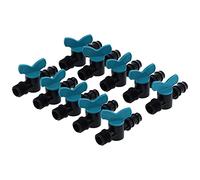 HEEPDD Válvula de Riego, Válvula de Compuerta de Plástico, Rosca Macho de 3/4 Pulgadas para Manguera de Jardín, Suministros de Jardinería para Control de Flujo de Agua de Tubería de 25mm