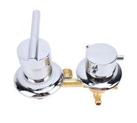 HEEPDD Válvula Desviadora Mezcladora de Latón, Desviador Mezclador de Latón con Tornillo Macho G1/2 con Cómodo para Uso en Baños, Hogares y Spas