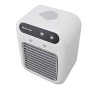 HEEPDD Ventilador de Aire Acondicionado Portátil, Material ABS, Mini Enfriador de Aire Recargable con Batería de 1200 MAh para Uso en Interiores y Exteriores, Perfecto para Oficina en Casa y Viajes