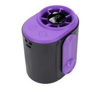 HEEPDD Ventilador Recargable de 3600 MAh, Ventilador de Cintura Portátil Multi Funcional con Exhibición LED para Perros Caminando Haciendo Ejercicio de la Jardinería de Jardinería