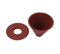 HEEPDD Verter sobre Vierta sobre el Gotero de café, Soporte de Filtro de café Manual Portátil de 4,1 X 3,3 Pulgadas para el Hogar, Oficina, Viajes, Camping