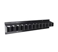 HEEPDD Whip Rack Soporte para Cultivos de Caballos Montado en La Pared para 11 Cultivos para Montar Material ABS Organizador Liviano de 4.7 Oz para Jinetes de Granero Entrenadores La Solución de
