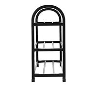 HEEPDD Zapatero de Metal Organizador de Plástico de Aluminio Almacenamiento de Ahorro de Espacio de 3 o 4 Niveles para Entrada Armario Dormitorio Ligero Montaje Fácil Se Adapta a Espacios Pequeños
