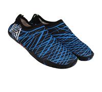 HEEPDD Zapatos de agua, zapatos de playa suela de goma 1 parte de secado rápido para hombre, Negro y azul., 39 EU