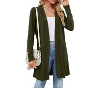 Heersan Cardigan Mujer Largo Cardigans Suéter Casual Abrigo Frente Abierto Jerseis Chaqueta (Disponible en Tallas Grandes)