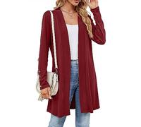 Heersan Cardigan Mujer Largo Cardigans Suéter Casual Abrigo Frente Abierto Jerseis Chaqueta (Disponible en Tallas Grandes)