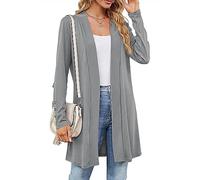 Heersan Cardigan Mujer Largo Cardigans Suéter Casual Abrigo Frente Abierto Jerseis Chaqueta (Disponible en Tallas Grandes)