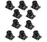 Heevhas 10 piezas Juego Joystick Controlador Game Módulo sensor Dos ejes JoyStick Módulo Breakout para PS2 para Arduino