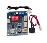 Heevhas DC12V 5A Módulo de ventilador controlador de velocidad Control de ventilador independiente Termostato de 4 cables con zumbador y sonda para controlador de temperatura de ventilador de PC