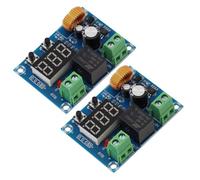 Heevhas XH-M609 DC 12V-36V Módulo de protección de voltaje Placa de protección contra desconexión por bajo voltaje y subvoltaje Módulo de protección contra descarga (2 piezas)