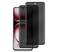HeeYeal 2 Piezas Protector de Pantalla Privacidad Compatible con Oppo Reno12 Pro 5G, [9H Dureza, Alta Sensibilidad] Anti-Espía Vidrio Templado para Oppo Reno12 Pro 5G
