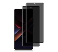 HeeYeal 2 Piezas Protector de Pantalla Privacidad Compatible con Xiaomi Poco X7 5G, [9H Dureza, Alta Sensibilidad] Anti-Espía Vidrio Templado para Xiaomi Poco X7 5G