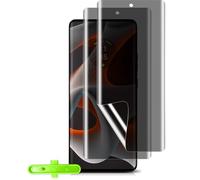 HeeYeal Privacidad Protector de Pantalla Compatible con Motorola Edge 50 Pro, [2 Piezas] Anti-Espía No Cristal Templado, Privacy Película Protectora de TPU Flexible para Motorola Edge 50 Pro