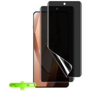 HeeYeal Privacidad Protector de Pantalla Compatible con Oneplus 13R 5G, [2 Piezas] Anti-Espía No Cristal Templado, Privacy Película Protectora de TPU Flexible para Oneplus 13R 5G