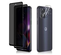 HeeYeal Protector de Pantalla Privacidad + Protector de Lente de Cámara Compatible con Motorola Moto G54 5G, [2 + 2 Piezas] 9H Dureza Anti-Espía Vidrio Templado Privacy para Motorola Moto G54 5G