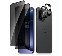 HeeYeal Protector de Pantalla Privacidad + Protector de Lente de Cámara Compatible con OnePlus 15R 5G, [2 + 2 Piezas] 9H Dureza Vidrio Templado Compatible con OnePlus 15R 5G