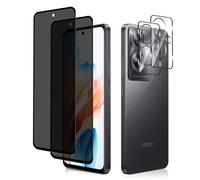 HeeYeal Protector de Pantalla Privacidad + Protector de Lente de Cámara Compatible con OPPO A79 5G, [2 + 2 Piezas] 9H Dureza Anti-Espía Vidrio Templado para OPPO A79 5G