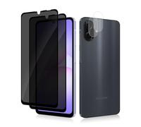 HeeYeal Protector de Pantalla Privacidad + Protector de Lente de Cámara para Samsung Galaxy A07 5G, [2 + 2 Piezas] 9H Dureza Anti-Espía Vidrio Templado Privacy para Samsung Galaxy A07 5G