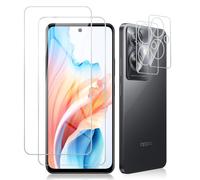 HeeYeal Protector de Pantalla + Protector de Lente de Cámara Compatible con OPPO A79 5G, [2 + 2 Piezas] 9H Dureza, HD, Anti Arañazos Vidrio Templado, Cristal Templado para OPPO A79 5G