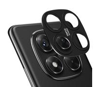 HeeYeal Protector Lente Cámara para Xiaomi Redmi Note 14 Pro 5G, Anti Arañazos Aleación Aluminio Metal Cámara Protector, Lente Funda Protector de Pantalla Cámara para Xiaomi Redmi Note 14 Pro 5G-Negro