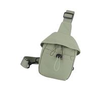 HEEZOU Bolsa cruzada impermeable ligera de nailon con correa ajustable para viajes, gimnasio, aventuras al aire libre, bolsa cruzada ligera de nailon, Green, One Size