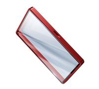 HEEZOU Funda protectora de metal con bloqueo para tarjetas con vidrio inastillable y cobertura completa para soporte de tarjetas de juego coleccionables graduados