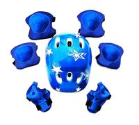 HEEZOU Juego de equipo de protección para niños, ajustable, rodillera, codera, muñequera, para niños de 3 a 16 años, patineta, patineta, ciclismo