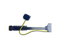 HEEZOU Secure M.2 NVMe a U2U3 SSD Adaptadores Cable de transferencia rápida de datos SataPower Supply