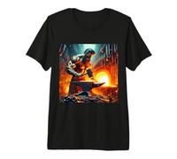Hefesto Dios Griego del Fuego - Elaboración - Herrería Camiseta Premium