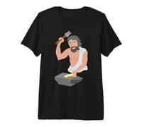 Hefesto Dios Griego del Fuego - Elaboración - Herrería Camiseta Premium