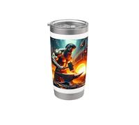 Hefesto Dios Griego del Fuego - Elaboración - Herrería Vaso térmico de acero inoxidable de doble pared