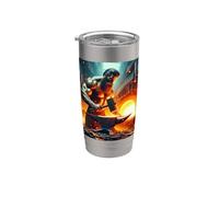 Hefesto Dios Griego del Fuego - Elaboración - Herrería Vaso térmico de acero inoxidable de doble pared