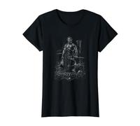 Hefesto Dios Griego del Fuego Y Forja Mitología Camiseta gráfica económica, Mujer, Negro, S