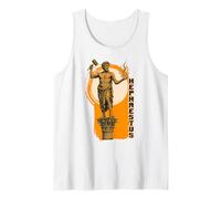 Hefesto Estatua Vintage Historia Griega Dios Grecia Mito Camiseta sin Mangas