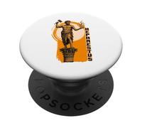 Hefesto Estatua Vintage Historia Griega Dios Grecia Mito PopSockets PopGrip Adhesivo