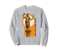 Hefesto Estatua Vintage Historia Griega Dios Grecia Mito Sudadera