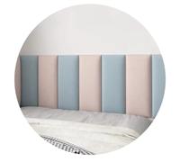 HEFJIAYCIQ Cabecero Tapizado De Pared, 3D Anti-Colisión para King Y Queen, Peel and Stick Paneles De Pared para Dormitorio,Dark Blue Set,160x50cm