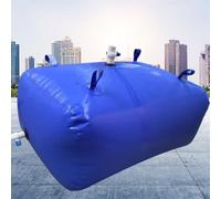 HEFJIAYCIQ Depósito De Agua Portátil, Contenedor De Almacenamiento De Agua Blando, Plegable Y De Gran Capacidad, para Uso En El Jardín, Acampadas Y El Coche,Azul,600L/1.5x0.9x0.45m