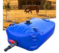 HEFJIAYCIQ Depósito De Agua Portátil, Depósito De Agua Azul Plegable De PVC para Autocaravanas, para Jardín, Resistente A La Sequía, Suministro De Emergencia,Azul,600L/1.5x0.9x0.45m