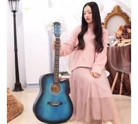 HEFJIAYCIQ Guitarra Acústica Para Principiantes, Set De Guitarra Con Cutaway Totalmente De Madera Para Principiantes, Para Adultos Y Adolescentes,2,38in
