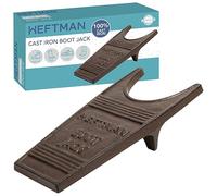 HEFTMAN Sacabotas de Hierro Fundido - Resistente, Rústico Removedor de Botas de Agua - Descalzador de Botas Resistente a la Corrosión (1 kg)