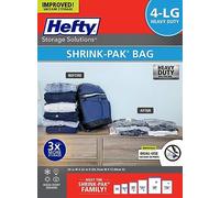 Hefty Shrink-Pak - 4 bolsas grandes y resistentes