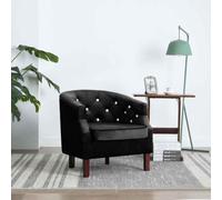 HEFZGDB Elegante sillón de terciopelo con botones de cristal para sala de estar, funda de alta calidad y acolchado grueso para mayor comodidad, patas de madera de caucho estables y fácil