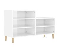 HEFZGDB Zapatero de color blanco brillante, 102 x 36 x 60 cm, material de madera, pequeño zapatero, estrecho, para cuarto de baño, armario, zapatero, para vestíbulo, salón, dormitorio, cocina
