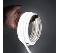 HEGEHE Tiras de Neón Iluminación Flexible, 288 LED/m Tira de LED COB con 220V Alimentación, Cada Corte de 50 cm, IP65 Impermeable, Alto brillo Luz de Cuerda (3m, Blanco Frio)
