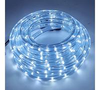 HEGEHE Tubo de luz LED para exterior, 36 LEDs/m LED de 220V LED para interior, tubo fluorescente para exteriores, luces LED impermeables, para terraza, decoración de fiesta (Blanco Frio, 5m)