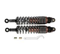 Hegeiisy 340mm 13.38 Pulgada 8mm Primavera Amortiguador de Aire Universal Para Motocicleta Suspensión trasera ATV Quad Scooter Dirt Bike Para YZF-R1 R6 125 XC EXC XCF Titanio